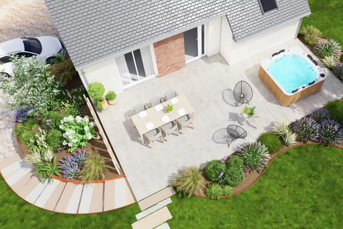 Conception de jardin 3d à rennes